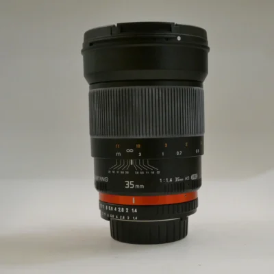 Samyang 35mm f1.4 ED AS UMC Nikon NOS nuovo mai utilizzato vintage - Ottica Centrale Vicenza