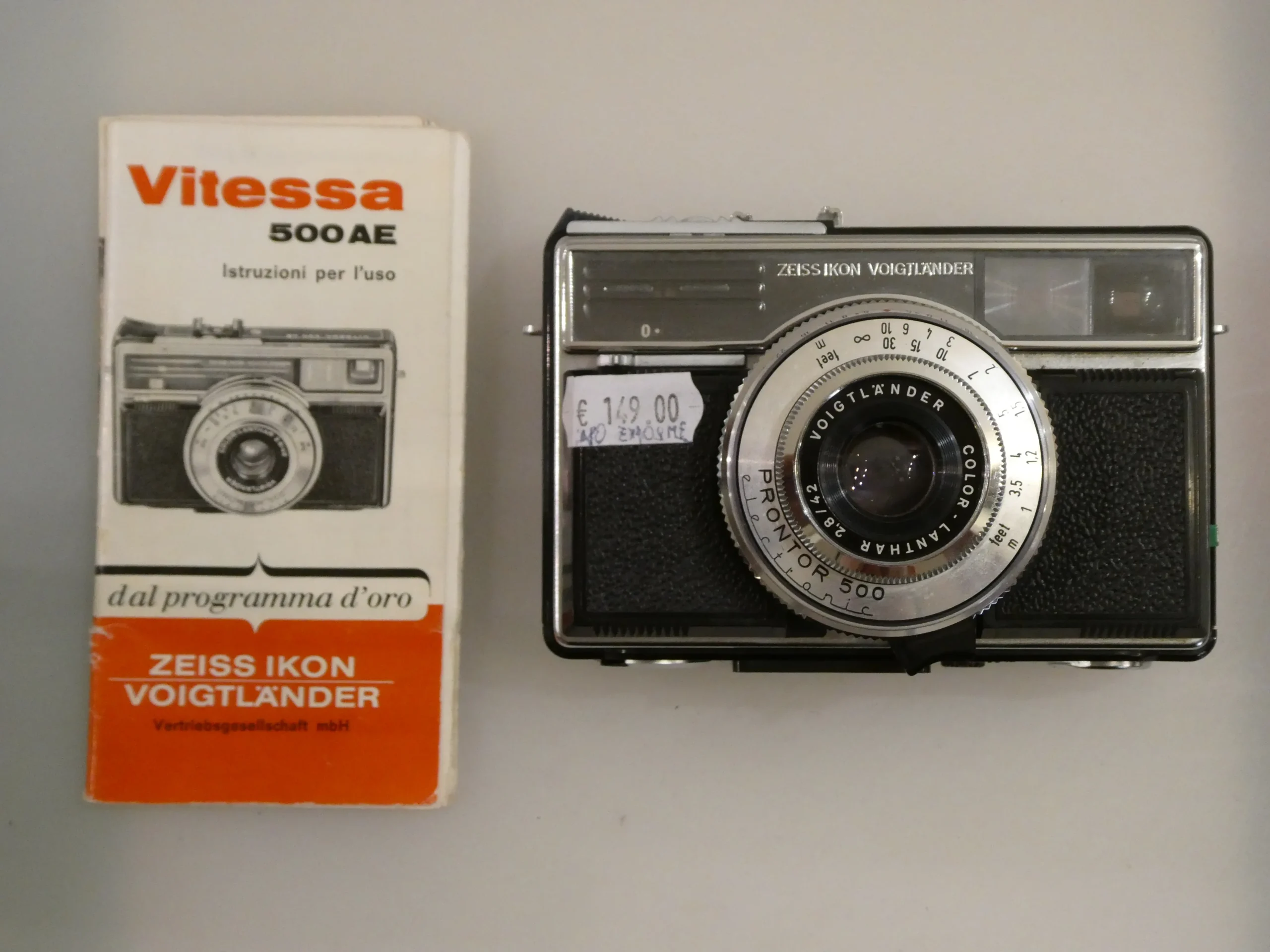 Voigtländer Vitessa 500 AE usata garantita - Ottica Centrale Vicenza