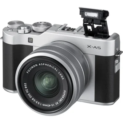 Fujifilm X-A5 Silver con XC15-45mmF3.5-5.6 OIS PZ - Ottica Centrale Vicenza