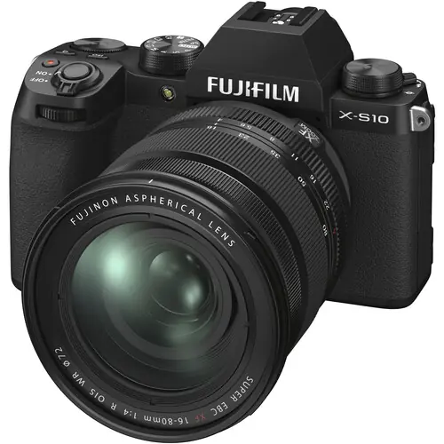 Fujifilm X-S10 Black con XF16-80mmF4 R OIS WR - Ottica Centrale Vicenza