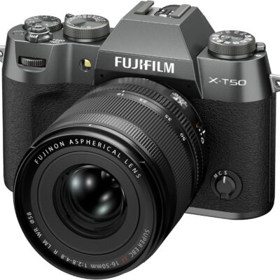 Fujifilm X-T50 Charcoal Silver con XF16-50mmF2.8-4.8 R LM WR - Ottica Centrale Vicenza