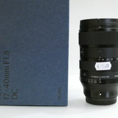 Sigma 17-40mm f/1.8 DC Art per Fujifilm X usato in Condizione A - Ottica Centrale Vicenza